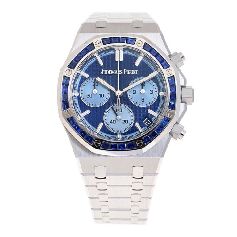 Royal Oak Chronograph White Gold Sapphire Blue Dial 41mm Product Image 1