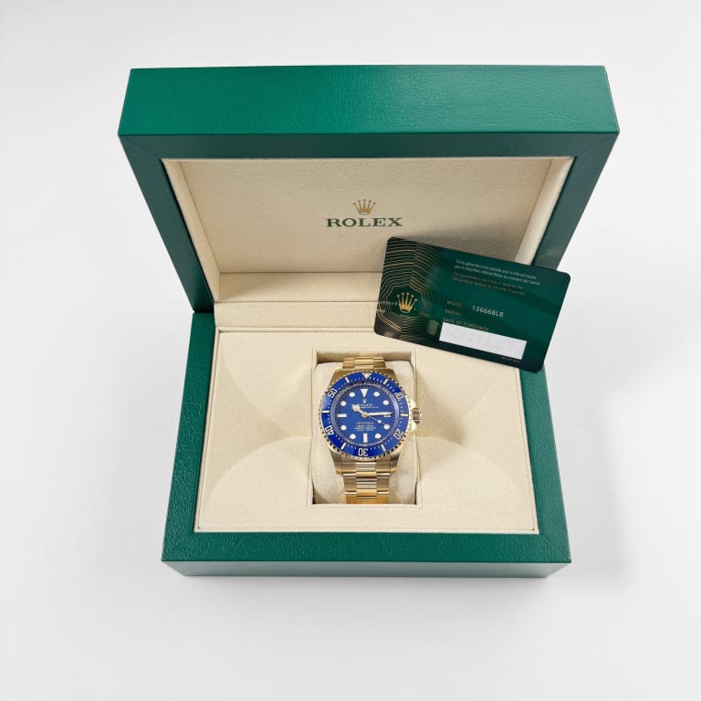 Sea-Dweller Deepsea Yellow Gold Blue Dial 44mm Product Image 8