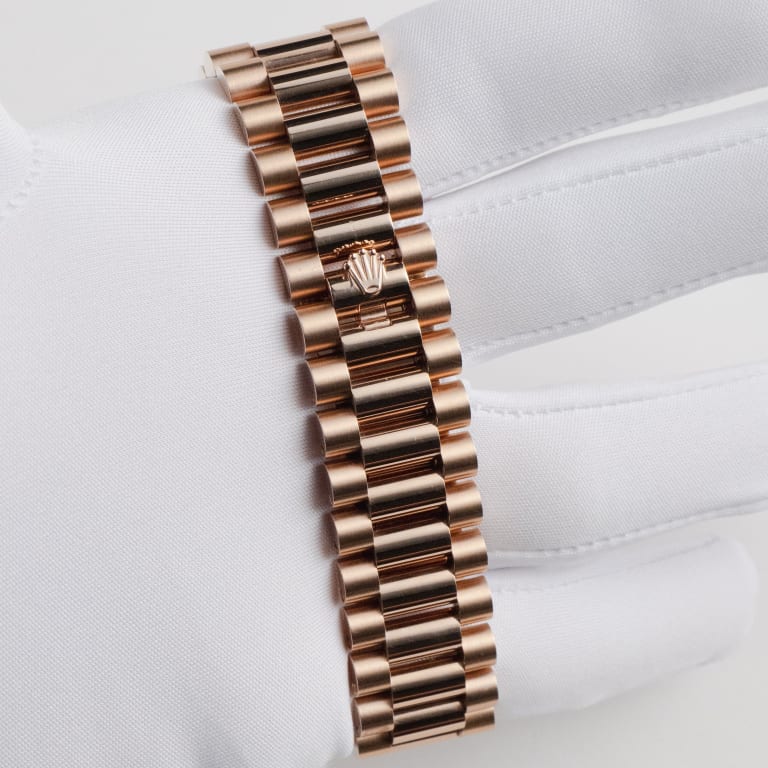 Day-Date Rose Gold Grey Diamond Dial 40mm Product Image 8