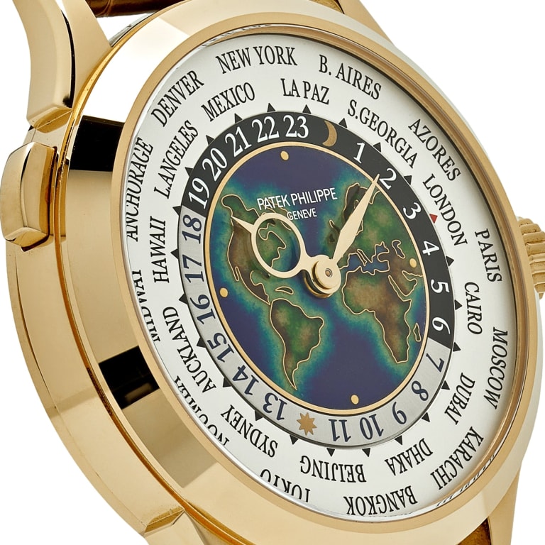 World Time Yellow Cloisonné Enamel Dial 38mm Product Image 2