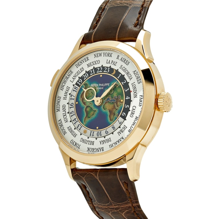 World Time Yellow Cloisonné Enamel Dial 38mm Product Image 1