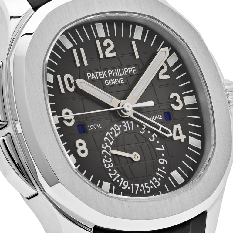 Aquanaut Travel Time Steel Black Dial 40mm Product Image 2
