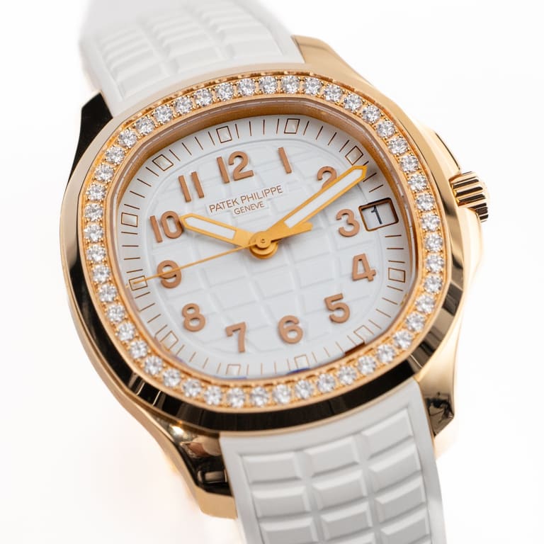 Aquanaut Luce Rose Gold Diamond White Dial 38mm Product Image 1