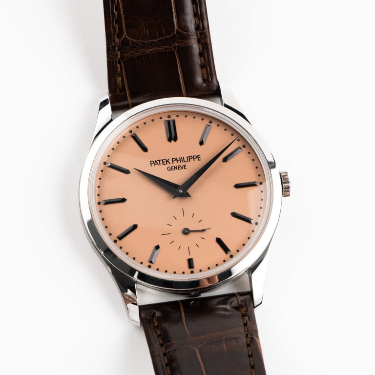 Calatrava Platinum Salmon Dial 38mm Product Image 1