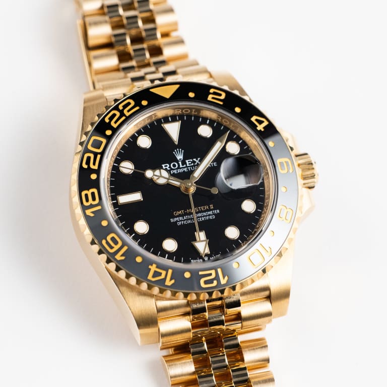GMT-Master II Yellow Gold Jubilee Black Dial 40mm Product Image 1