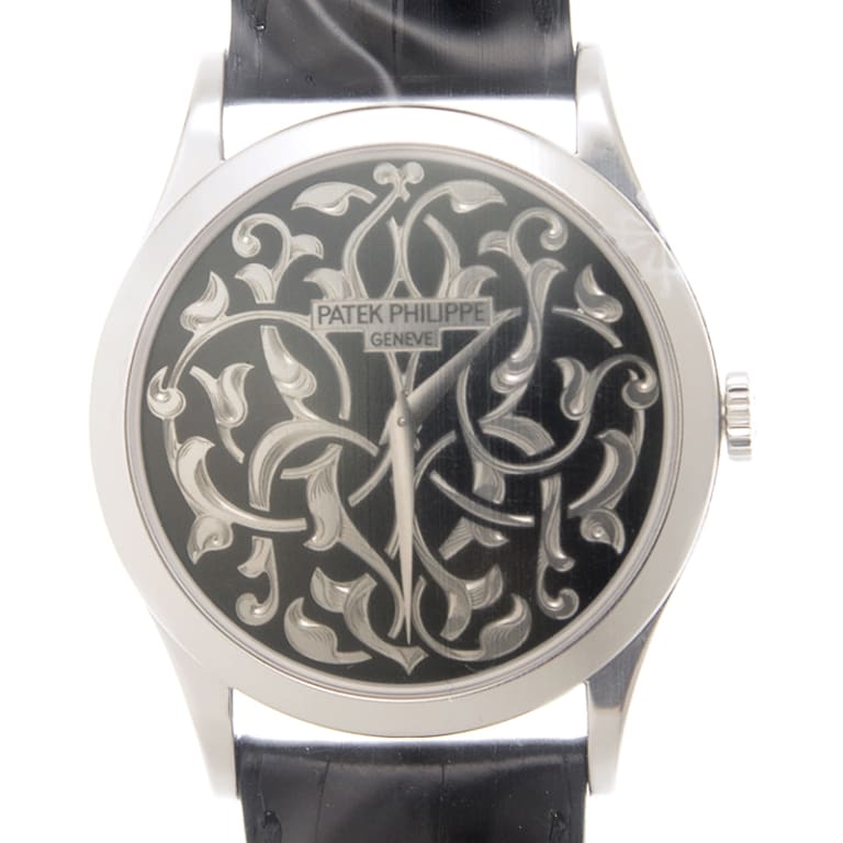 Calatrava Volutes and Arabesques Platinum 38mm Product Image 1