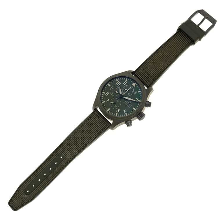 Pilot's Watch Chronograph Top Gun "Woodland" Ceramic Green Dial 44mm Product Image 3
