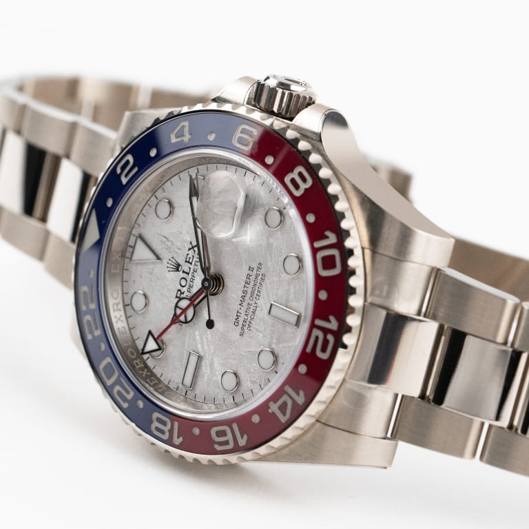GMT-Master II "Pepsi" White Gold Meteorite Dial 40mm Product Image 2