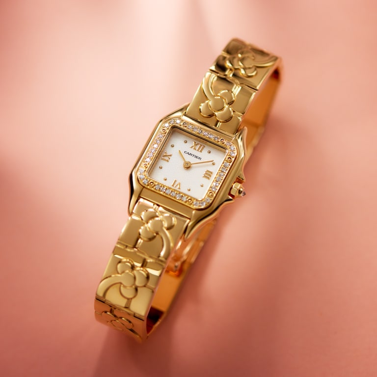 Panthère de Cartier Yellow Gold Diamond White Dial 23mm Product Image 14