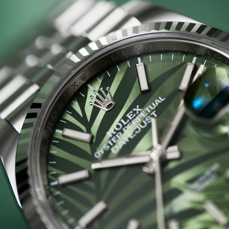 Datejust Steel Jubilee Green Palm Dial 36mm Product Image 14