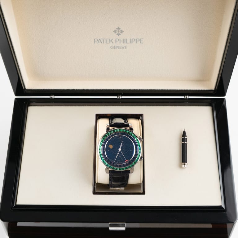 Celestial Platinum Emerald Blue Dial 44mm Product Image 10