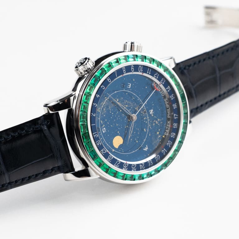 Celestial Platinum Emerald Blue Dial 44mm Product Image 2