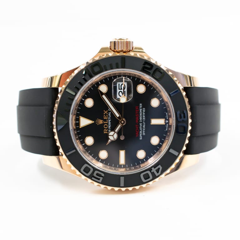 Yacht-Master Rose Gold Oysterflex Black Dial 40mm Product Image 2