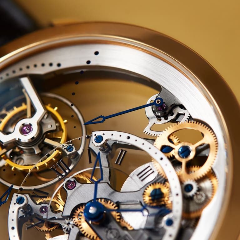 Time Pyramid Tourbillon Rose Gold Skeleton Dial 44mm Product Image 16