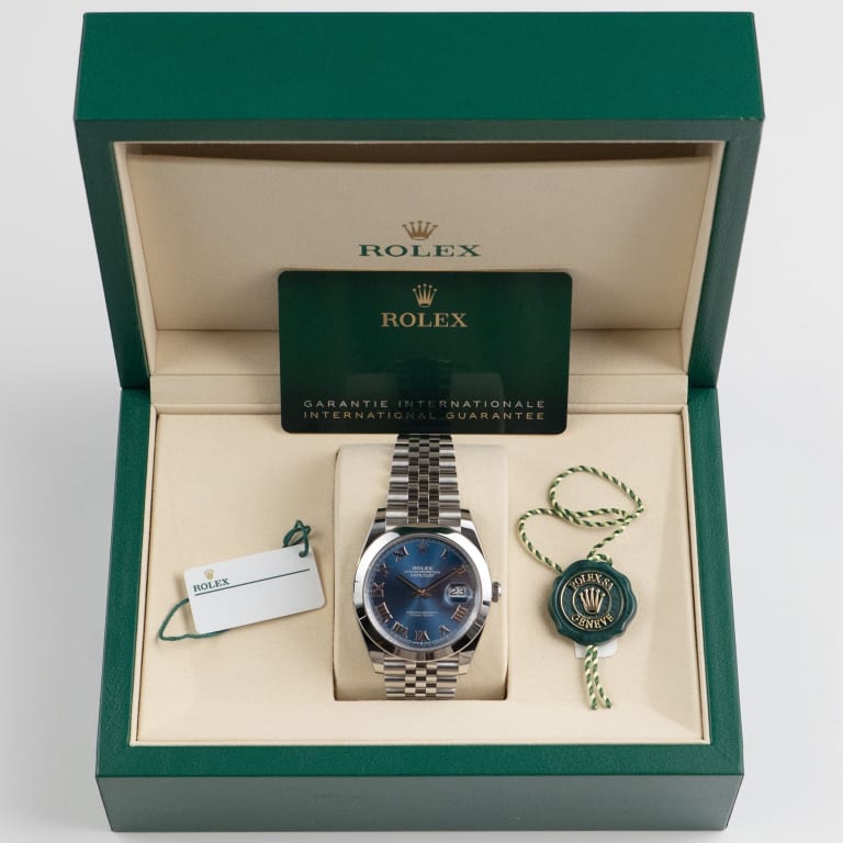 Datejust Steel Jubille Blue Dial 41mm Product Image 10