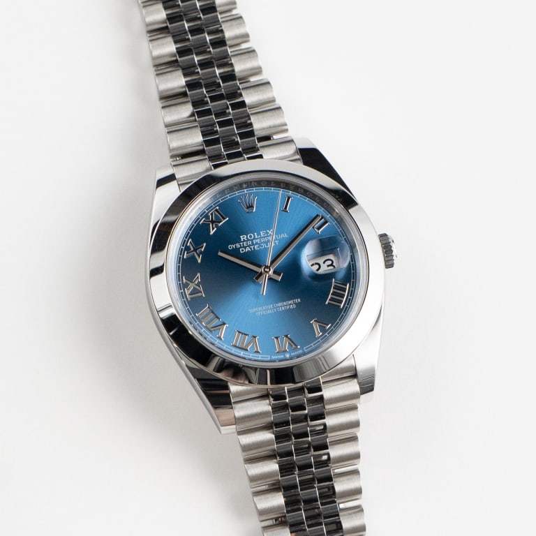 Datejust Steel Jubille Blue Dial 41mm Product Image 1
