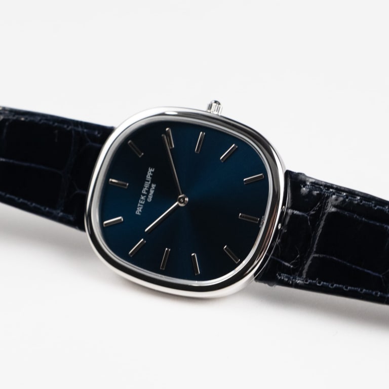 Golden Ellipse Platinum Blue Dial 34mm Product Image 5