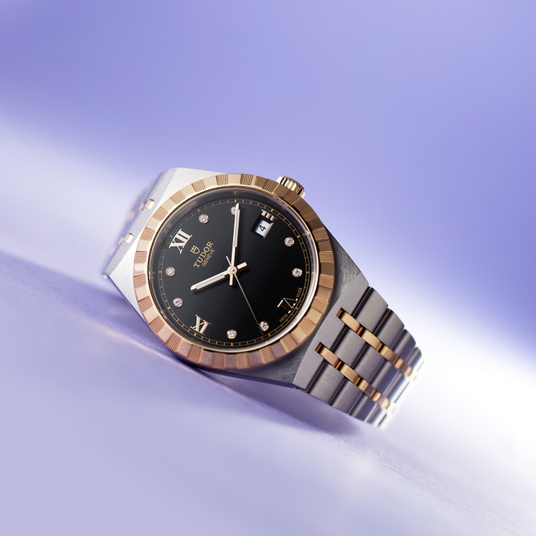 Royal Date Yellow Gold & Steel Black Dial 38mm Product Image 9