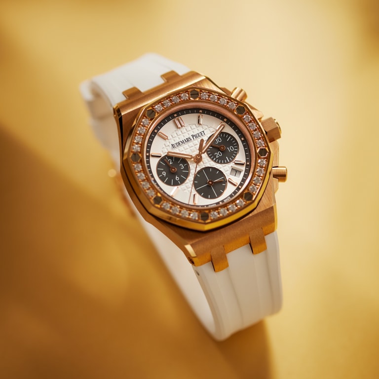 Royal Oak Offshore Rose Gold Diamond Silver Dial 37mm Product Image 12