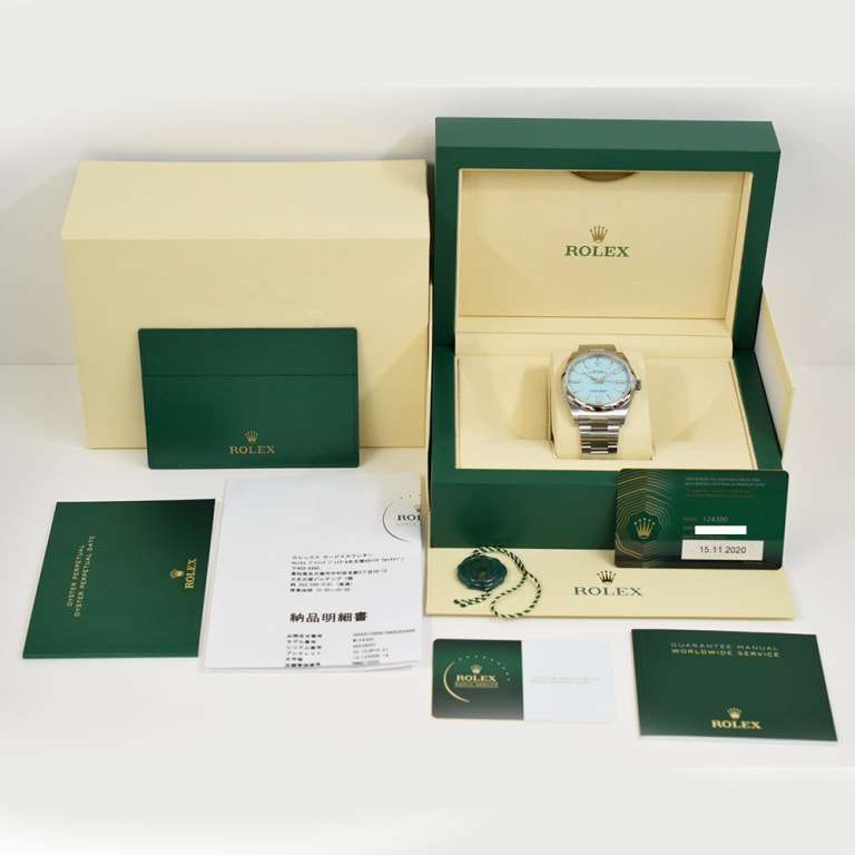 Oyster Perpetual Steel Turquoise Dial 41mm Product Image 10