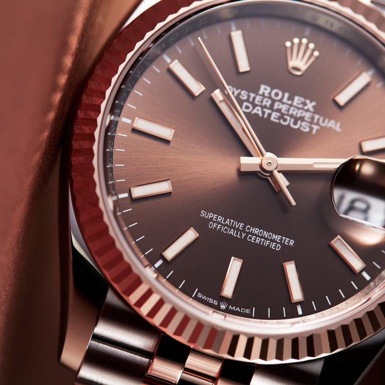 Datejust Rose Gold & Steel Jubilee Brown Dial 36mm Product Image 4