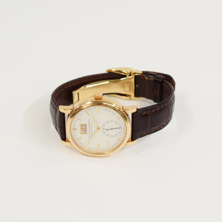 Saxonia Rose Gold Silver Dial 37mm Product Image 3