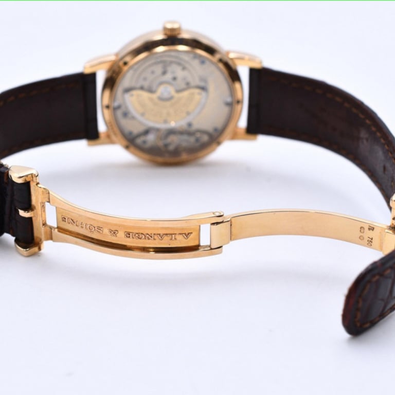 Saxonia Rose Gold Silver Dial 37mm Product Image 6