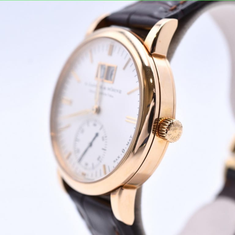 Saxonia Rose Gold Silver Dial 37mm Product Image 4