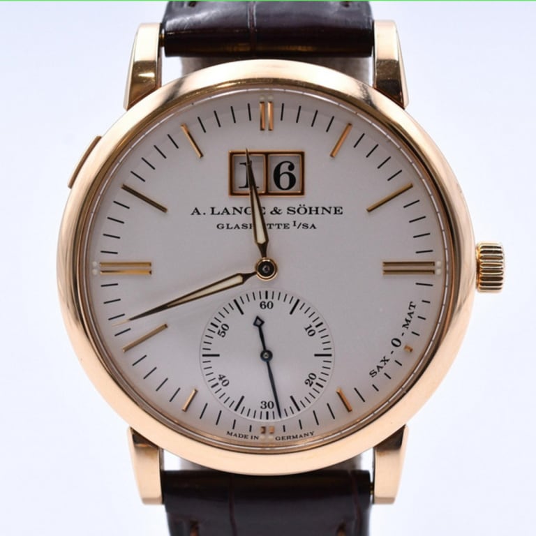 Saxonia Rose Gold Silver Dial 37mm Product Image 2
