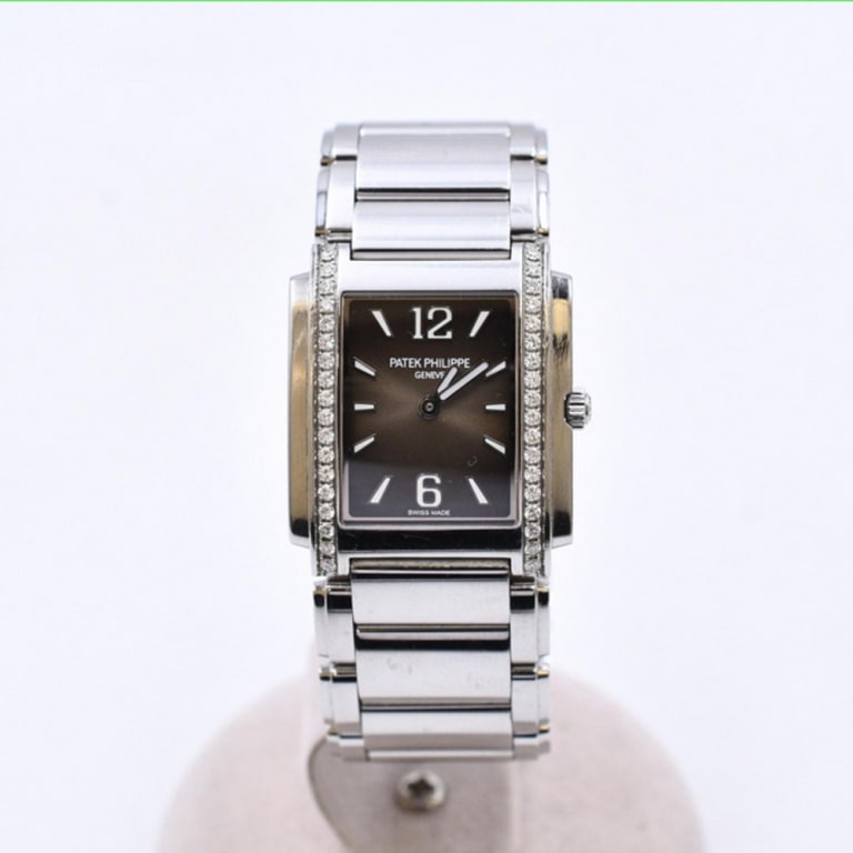 Twenty~4 Manchette Steel Diamond Brown Dial 25mm Product Image 1