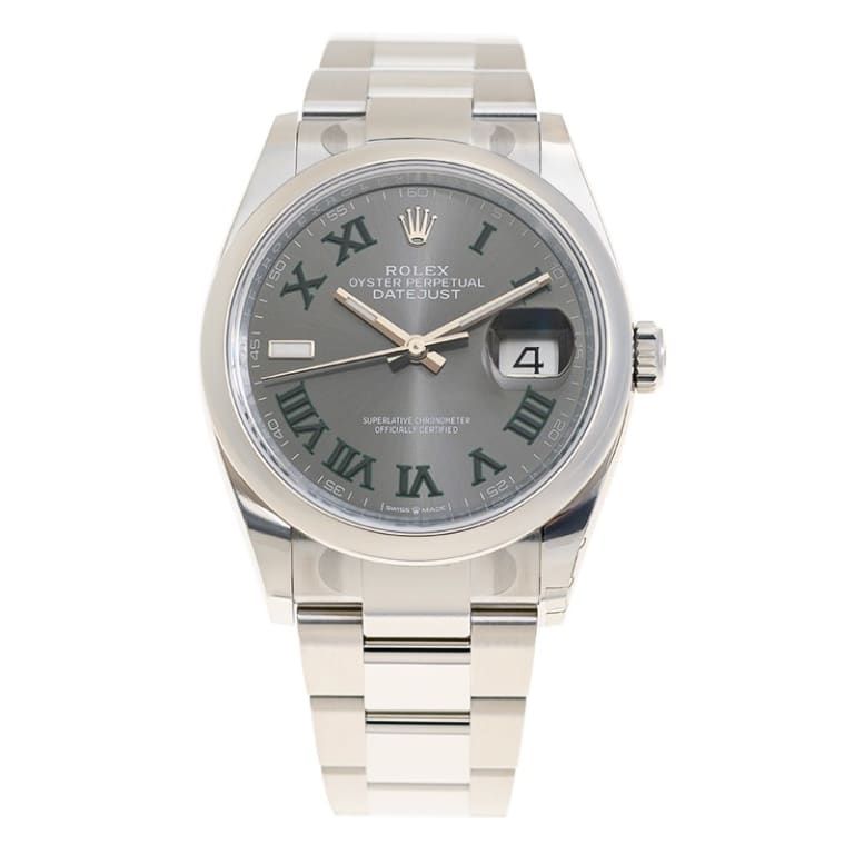 Datejust "Wimbledon" Steel Grey Dial 36mm Product Image 1