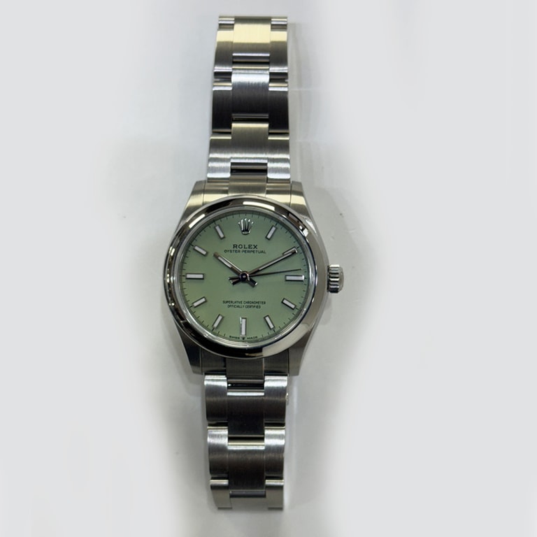 Oyster Perpetual Steel Pistachio Dial 31mm Product Image 1