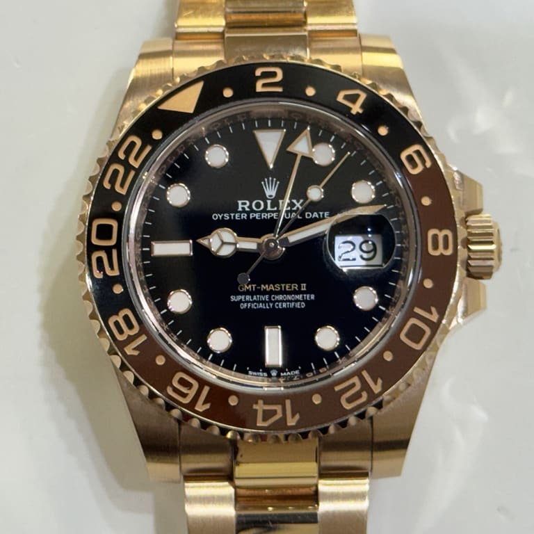GMT-Master II "Rootbeer" Rose Gold Black Dial 40mm Product Image 2