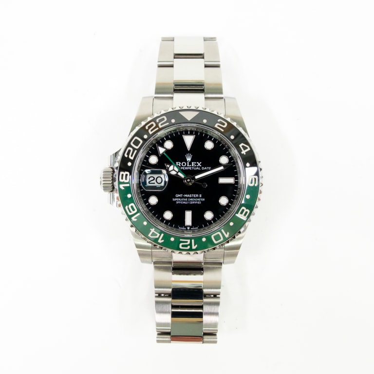 GMT-Master II Steel Black Dial "Sprite" 40mm Product Image 1
