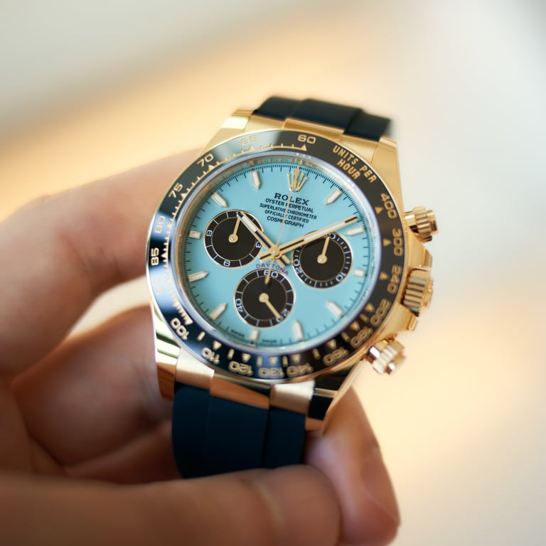 Daytona Yellow Gold Oysterflex Turquoise Dial 40mm Product Image 9