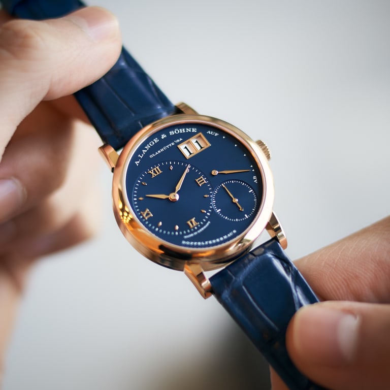 Little Lange 1 Rose Gold Blue Dial 36mm Product Image 17