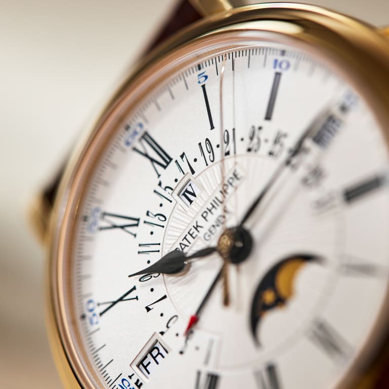 Perpetual Calendar Retrograde Date Yellow Gold White Dial 38mm Product Image 12
