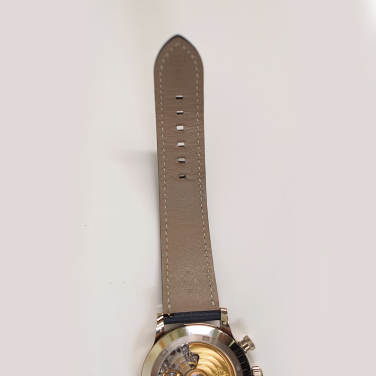 Calatrava Pilot Travel Time Chronograph White Gold Grey Dial 42mm Product Image 7