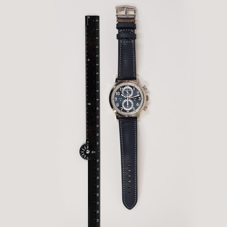 Calatrava Pilot Travel Time Chronograph White Gold Grey Dial 42mm Product Image 9