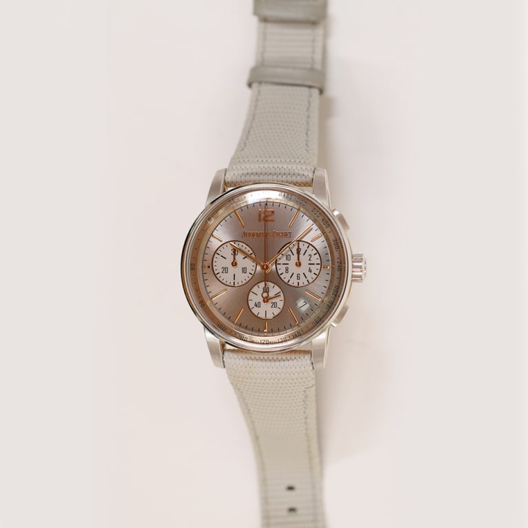 Code 11.59 White Gold Silver Dial 41mm Product Image 1