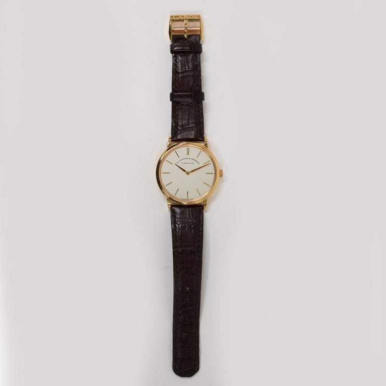 Saxonia Thin Rose Gold Silver Dial 37mm Product Image 1