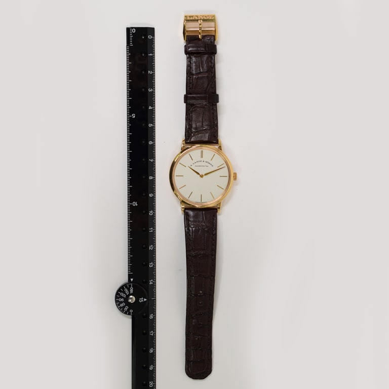 Saxonia Thin Rose Gold Silver Dial 37mm Product Image 9