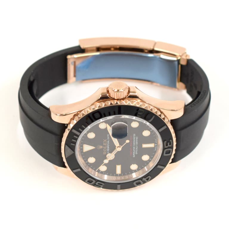 Yacht-Master Rose Gold Oysterflex Black Dial 40mm Product Image 2