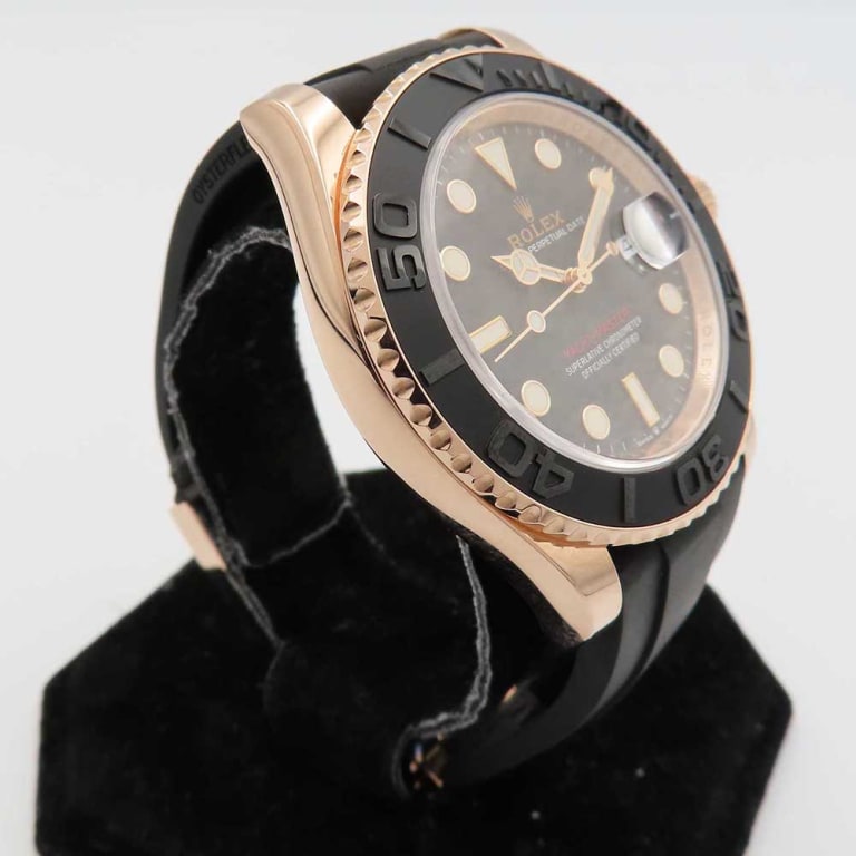 Yacht-Master Rose Gold Oysterflex Black Dial 40mm Product Image 4