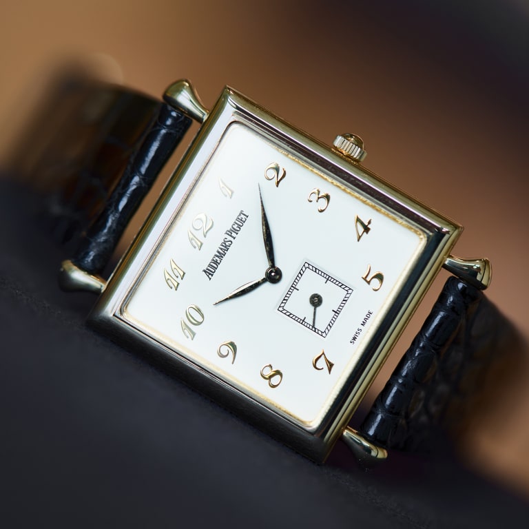 Vintage Carrée Yellow Gold White Dial 27mm Product Image 9