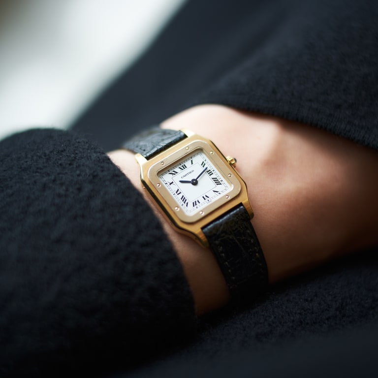 Santos-Dumont Paris Yellow Gold White Dial 23mm Product Image 10