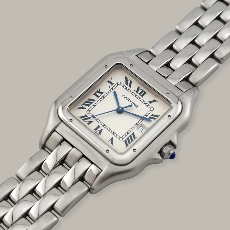 Vintage Panthère de Cartier Steel Silver Dial 29mm Product Image 1