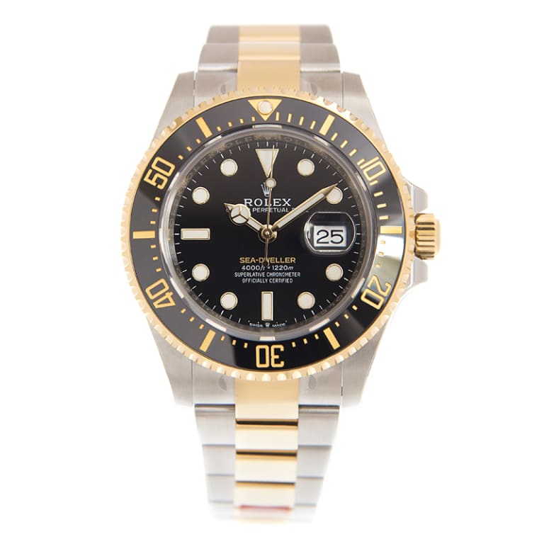 Sea-Dweller Yellow Gold & Steel Black Dial 43mm Product Image 1
