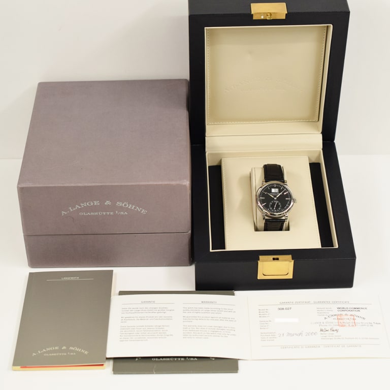 Langmatik White Gold Black Dial 37mm Product Image 9