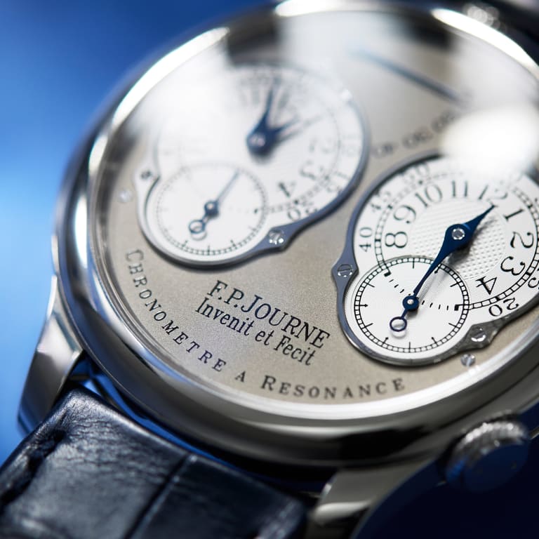 Chronomètre À Résonance Platinum Silver Dial 40mm Product Image 12